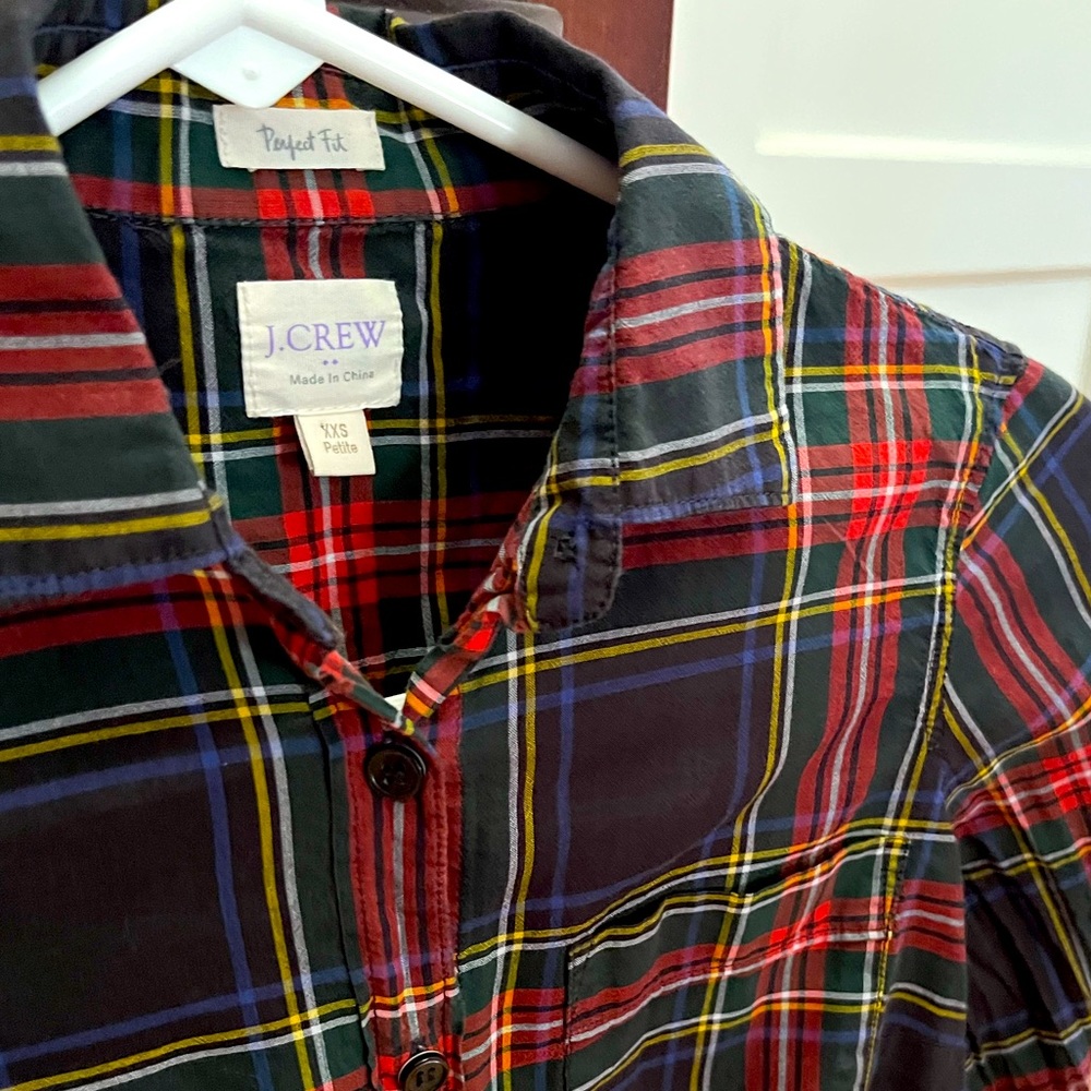J.Crew plaid shirt
